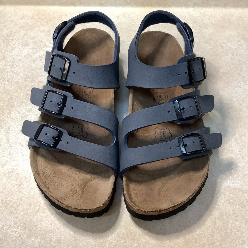 Birkenstock Florida Burkis Strappy Buckle Sandals Size 37 EU / 6-6.5 US - Picture 2 of 7